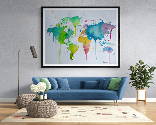 “Abstract World Map”